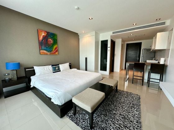 Studio avec vue sur la mer au Emerald Terrace Patong Condo